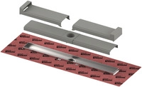 Tece drainline-Evo Duschrinne, 800 mm befestigte Seal System Dichtmanschette, 600802