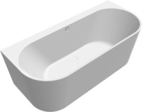 Villeroy & Boch Vorwand-Badewanne Oberon 2.0 1800x800x620mm Stone White,