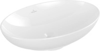 Villeroy & Boch Loop & Friends Aufsatzwaschbecken, 560 x 380 x 150 mm, Wei&szlig; Alpin