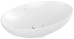 Villeroy & Boch Loop & Friends Aufsatzwaschbecken, 560 x 380 x 150 mm, Stone White