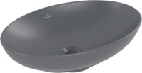 Villeroy & Boch Aufsatzwaschbecken Loop & Friends 4A4 700 560x380x150mm Graphite