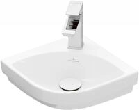 Villeroy & Boch Subway 3.0 Eck-Handwaschbecken, 320 x 320 x 145 mm, Wei&szlig; Alpin, ohne