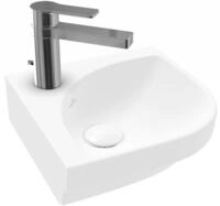 Villeroy & Boch Subway 3.0 Eck-Handwaschbecken, 320 x 320 x 145 mm, Stone White