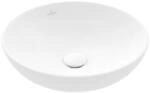 Villeroy & Boch Loop & Friends Aufsatzwaschbecken, 420 x 420 x 150 mm, Stone White