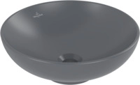 Villeroy & Boch Aufsatzwaschbecken Loop & Friends 4A4 600 420x420x150mm Graphite