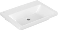 Villeroy & Boch Subway 3.0 Schrankwaschtisch, 650 x 470 x 165 mm, Wei&szlig; Alpin, ohne