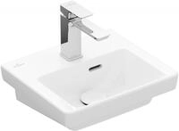 Villeroy & Boch Subway 3.0 Handwaschbecken, 370 x 305 x 130 mm, Wei&szlig; Alpin, mit