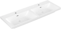Villeroy & Boch Subway 3.0 Schrank-Doppelwaschtisch, 1300 x 470 x 165 mm, Stone White