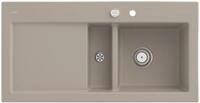 Villeroy & Boch Einbausp&uuml;le Subway 60 1000x510mm Exc-Garn. IB re aus Keramik Almond