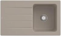 Villeroy & Boch Einbausp&uuml;le Architectura 50 860x510mm Ablgarn. aus Keramik Almond