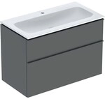 Geberit iCon Set M&ouml;bel-Waschtisch mit Unterschrank, 2 Schubladen 502333JK1