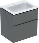 Geberit iCon Set M&ouml;bel-Waschtisch mit Unterschrank, 2 Schubladen 502335JK1