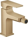 Hansgrohe Bidetmischer Metropol Brushed Bronze mit Push-Open Ablaufgarnitur, 32520140