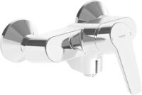 Hansa Einhand-Brause-Batterie f&uuml;r Wandaufbau Hansapolo 5145 chrom, 51450193 51450193