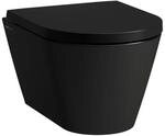 LAUFEN Wand-Tiefsp&uuml;l-WC Kartell 490x370, sp&uuml;lrandlos Ausf&uuml;hrung kurz schwarz...