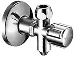 Schell Eckventil COMFORT 1/2"chrom mit Entleerungsstutzen mit ASAG 049250699