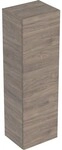 Geberit Smyle Square Mittel-Hochschrank mit einer T&uuml;r 36x118x29,9cm, Nussbaum,