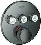 GROHE Thermostat Grohtherm SmartControl 29121 FMS rund 3 ASV hard graphite, 29121A00