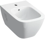 Geberit Renova Plan Square Wandbidet teilgeschlossene Form, mit &Uuml;berlauf, KeraTect,