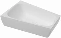 Hoesch Badewanne iSensi Trapez 1800x1200 Monolith links mit &Uuml;berlaufbef&uuml;llung Weiss