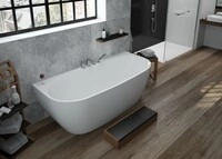 Hoesch Badewanne iSensi Vorwand 1700x750 Monolith mit &Uuml;berlaufschlitz 3817.010