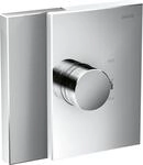 Hansgrohe Thermostat Unterputz Axor Edge High Flow Fertigset Diamantschliff chrom,