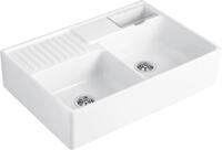 Villeroy & Boch Sp&uuml;lstein 895x630mm Exc-Garn. Sp&uuml;lbecken m.tig Keram. Almond cplus,