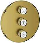 GROHE 3-fach UP-Ventil Grohtherm Smart Control 29122 FMS rund cool sunrise geb.,