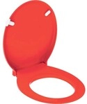 Geberit Renova Comfort WC-Sitz, barrierefrei antibakteriell, Bef. von oben, rubinrot,