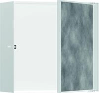 Hansgrohe XtraStoris Rock Wandnische mit befliesb.T&uuml;r 300 x 300 x 140 mm MW,