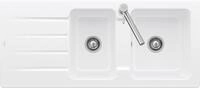 Villeroy & Boch Einbausp&uuml;le Architectura 80 1160x510mm Ablgarn. aus Keramik Almond