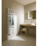 Kermi Badheizk&ouml;rper Duett BH 1188x74x934mm QN1597, glanzsilber, DUN2M120090WXXK