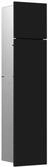 emco WC-Modul asis pure T&uuml;ranschlag rechts, Unterputz, 730mm, schwarz matt,