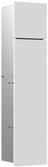 emco WC-Modul asis pure T&uuml;ranschlag links, Unterputz, 730mm, alpinweiss matt,