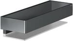 Keuco Duschkorb Edition 11 11158, silber-eloxiert/Schwarzchrom geb&uuml;rstet,