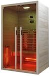 Neuesbad Infrarotkabine 120 x 100 x 195 cm, Hemlock, 2 Personen NB1F201201