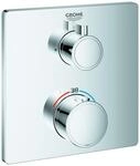 GROHE THM-Brausebatterie Grohtherm 24078 1 Abg. FMS f&uuml;r Rap. SmartBox eckig chrom,