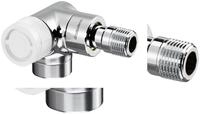 Oventrop Thermostatventil Baureihe E 1163452 1/2", Winkeleck, links, verchromt