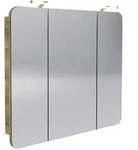 Fackelmann Spiegelschrank MILANO 90x78x16 AsEi 3T,LED-Leu, 84272 84272