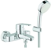 Grohe EH-Wannenbatterie Eurostyle C 33592 mit Wandhalterset chrom, 3359220A 3359220A