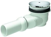 GROHE Ablaufgarnitur f&uuml;r Duschwanne 49534 D: 112 mm Abgang waagerecht chrom,