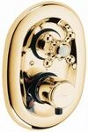 Kludi Unterputz-Thermostatarmatur Adlon Feinbau-Set Absperrventil gold 517204520