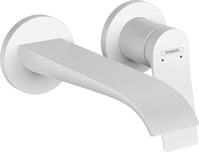 Hansgrohe 2-Loch Waschtischmischer Unterputz Vivenis F-Set 195 mm Auslauf mattweiss,