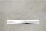 Geberit Bet&auml;tigungsplatte Sigma50, f&uuml;r 2-Mengen-Sp&uuml;lung verchromt, Betonoptik,