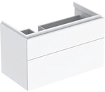 Geberit Xeno2 Unterschrank f. Waschtisch m. Ablagefl&auml;che rechts m. 2 Schubladen,