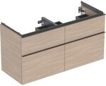Geberit iCon Unterschrank f&uuml;r Doppel-Waschtisch, 4 Schubl. 502309JH1