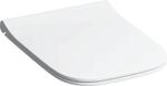 Geberit Smyle Square WC-Sitz, schmales Design Sandwichform, mit Absenkautomatik,