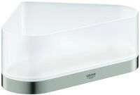 GROHE Eck-Duschablage Selection 41038 mit Halterung Glas/supersteel, 41038DC0