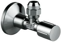 GROHE Eckventil 22037 1/2x3/8'' Rosette Metallgriff hard graphite, 22037A00 22037A00