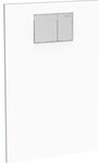 Geberit Designplatte f&uuml;r Geberit AquaClean f&uuml;r WC-Aufsatz Glas wei&szlig;, 115324SI1